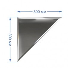 Зеркальная плитка 30x30 см с фацетом 10 мм (треугольник)